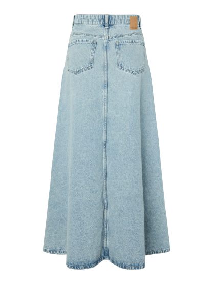 Pcjules Hw Wide Denim Skirt D2d Pp - Image 2