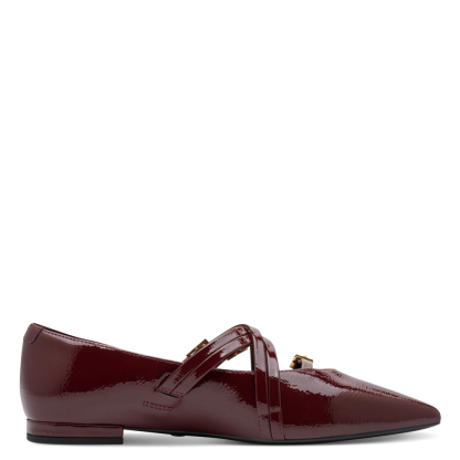 vinrød ballerina m/reimer - Image 2