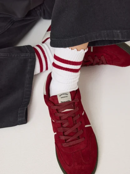 Sneaker suede Merlot - Image 2