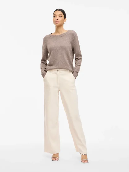 Viril O-Neck L/s  Knit Top - Noos - Image 3