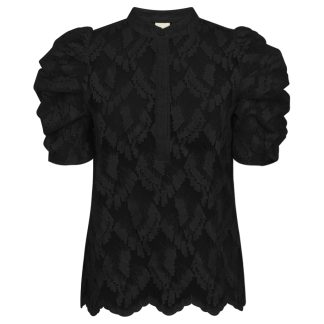 AnnGo Sofie blouse,Black