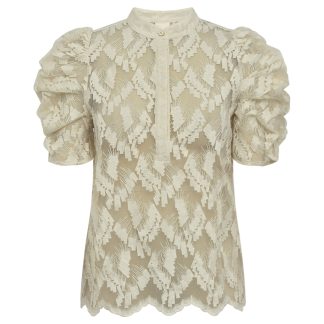 AnnGo Sofie blouse,Creme