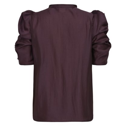 AnnsofiGo Lull Blouse,Plum - Image 2