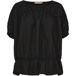MdcSaffron Blouse Black