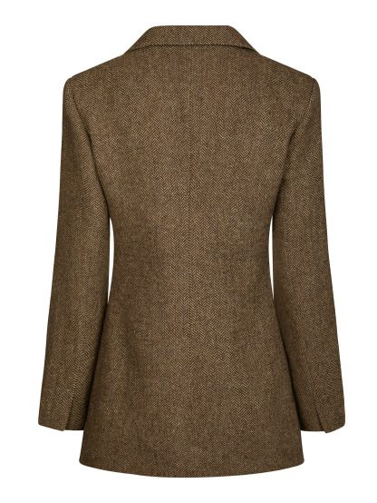 Bowie herringbone blazer,Brown - Image 2