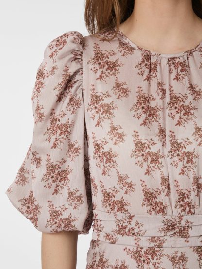 Kikka wild rose dress,dusty rose - Image 4