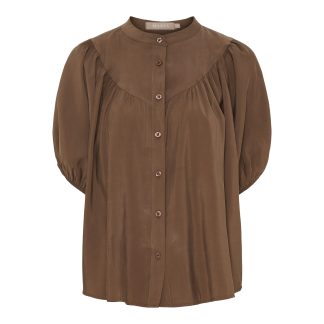 MdcMelodie blouse,Brown