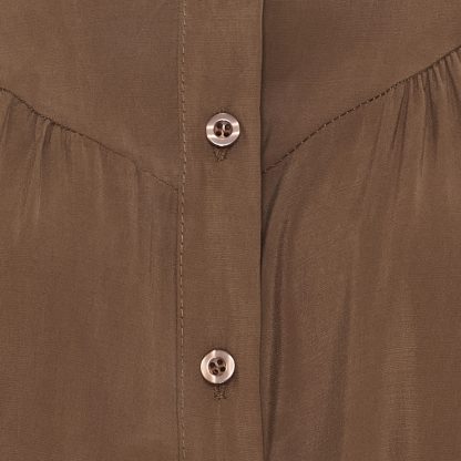 MdcMelodie blouse,Brown - Image 3