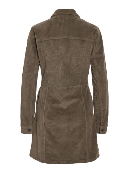 Nmnise Slim Zip Dress Color Corduroy S* - Image 2