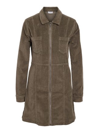 Nmnise Slim Zip Dress Color Corduroy S*