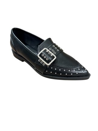 Loafer med studs Black