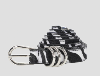 Belte sølvspenne zebra NY