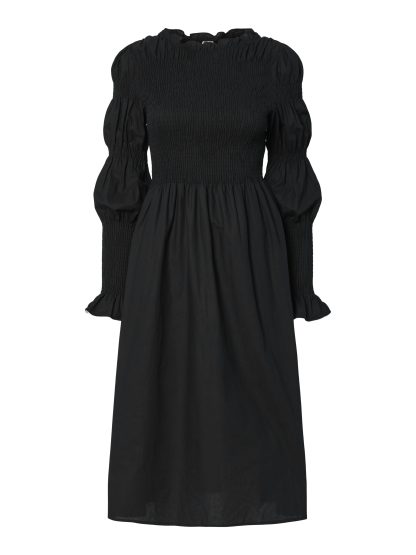 Yaschemma Ls Smock Midi Dress Noos - Image 2