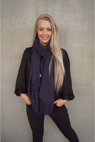 Viscose skjerf,Marine