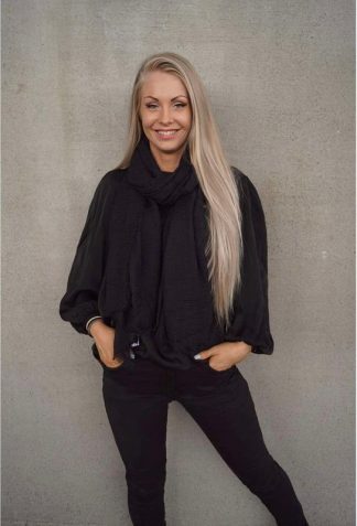 Viscose skjerf,Black