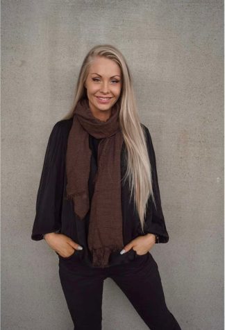 Viscose skjerf, Brunt
