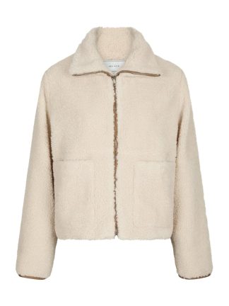 Effa teddy jacket,Ivory