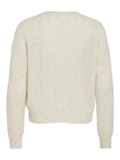 VIPRETTY O-NECK POINTELLE CARDIGAN - Image 2