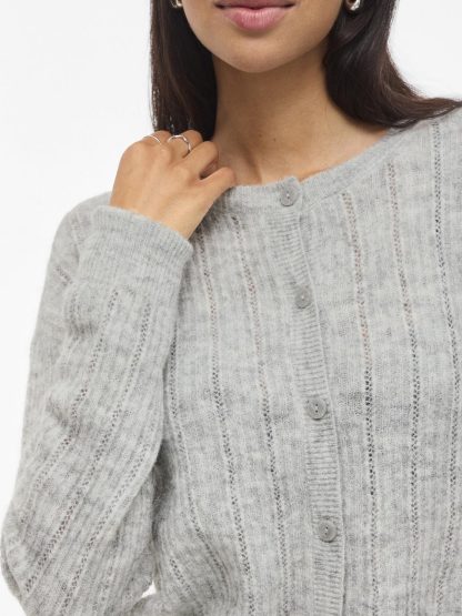 VIPRETTY O-NECK POINTELLE CARDIGAN - Image 5