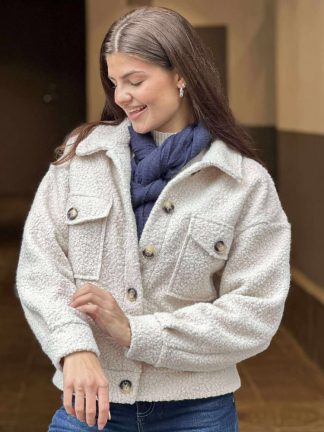 Lila jakke beige