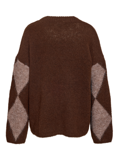 Nmsutton L/s Argyle Oversize Knit - Image 3