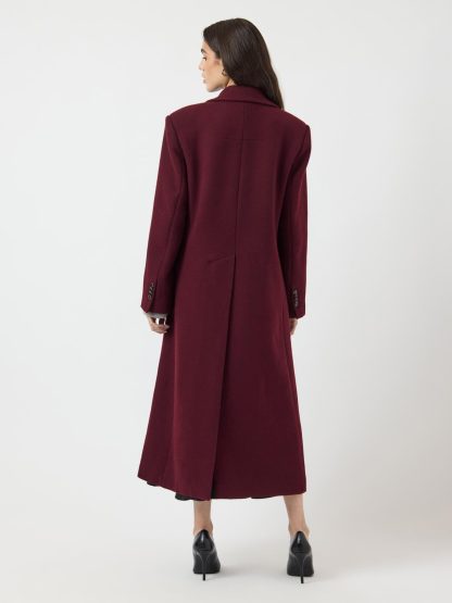 Yasroyla Ls Wool Blend Long Coat - Image 4