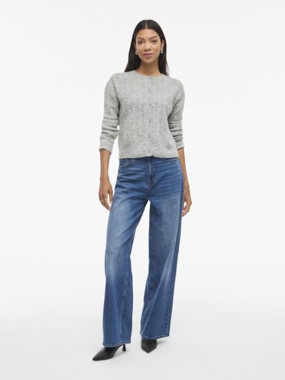 VIPRETTY O-NECK POINTELLE CARDIGAN - Image 6