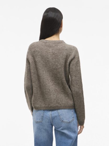 VILORY O-NECK L/S KNIT CARDIGAN-NOOS - Image 4