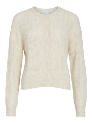VIPRETTY O-NECK POINTELLE CARDIGAN