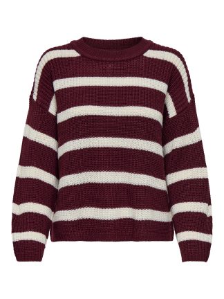 Jdyjusty L/s Stripe Pullover Knt Noos