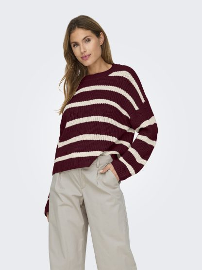 Jdyjusty L/s Stripe Pullover Knt Noos - Image 2