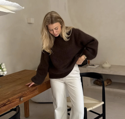 Idaic pullover,Dark brown - Image 2