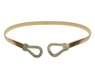 Belt gull med strass
