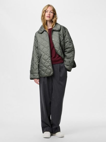 Pcemily Short Quilted Jacket Noos Bc - Image 8