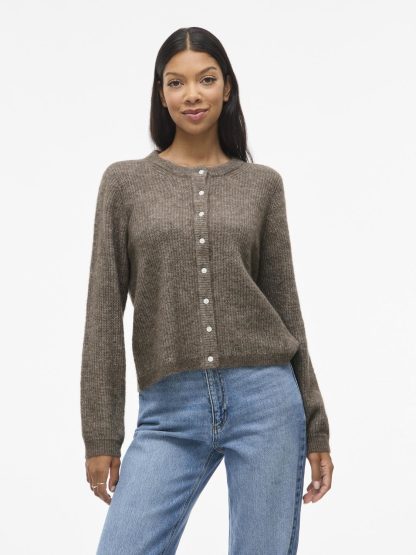 VILORY O-NECK L/S KNIT CARDIGAN-NOOS - Image 2