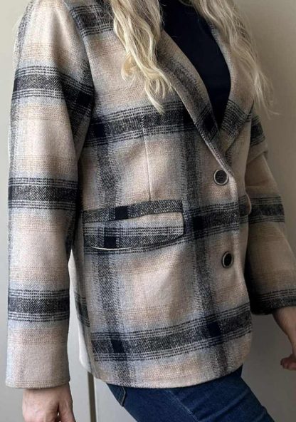 Karo blazer Beige - Image 2