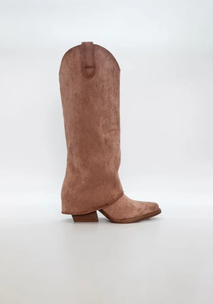 Fold over boots Brown - Image 3