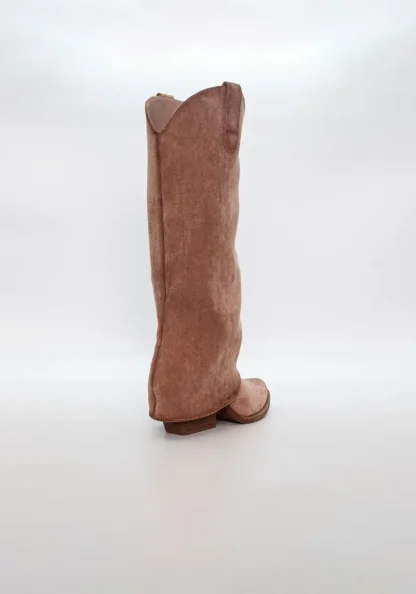 Fold over boots Brown - Image 5