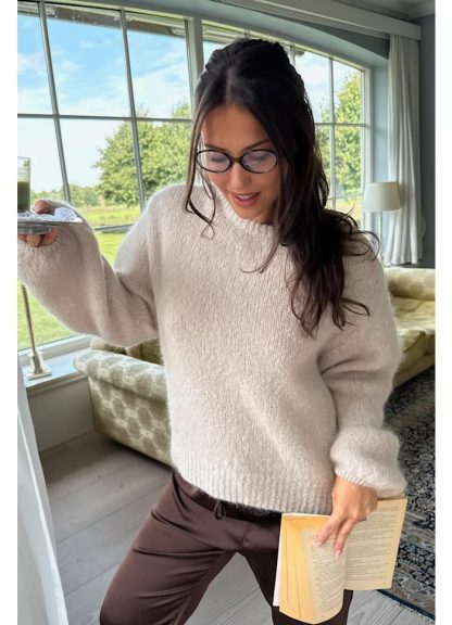 Idaic pullover,Beige - Image 2