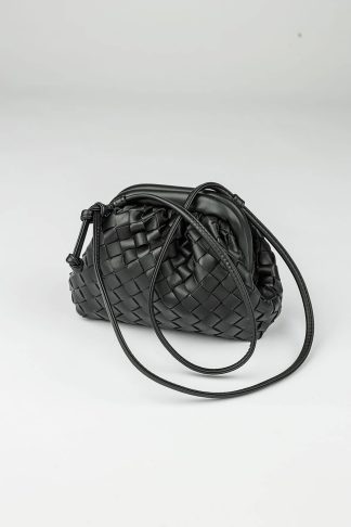Dumpling bag Braided Brown