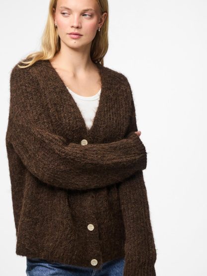 Pccleo Ls V-Neck Knit Cardigan Noos Bc - Image 5