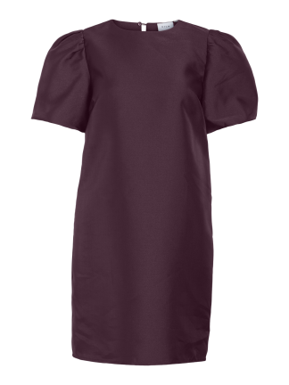 VISHINA 2/4 O-NECK SHORT DRESS/PTY/KA