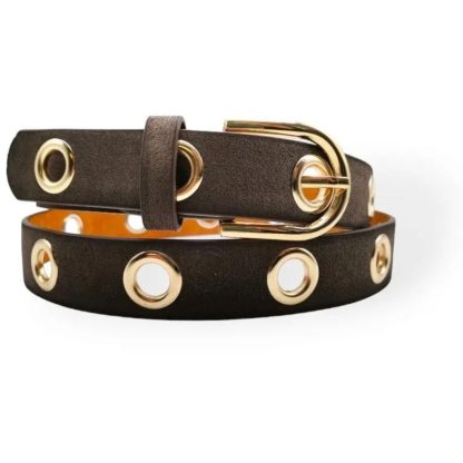 Belte med "ringer" Dark Brown - Image 2