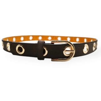 Belte med "ringer" Dark Brown