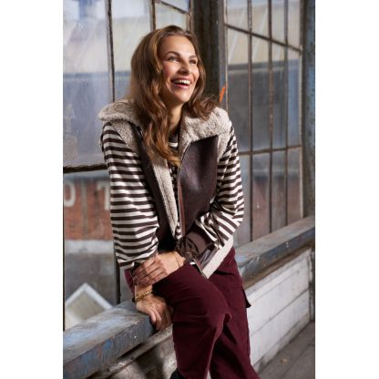 MdcFenja Sweat,Moro/Bordeaux - Image 2