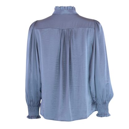 Moe Satin Dove Blue - Image 2