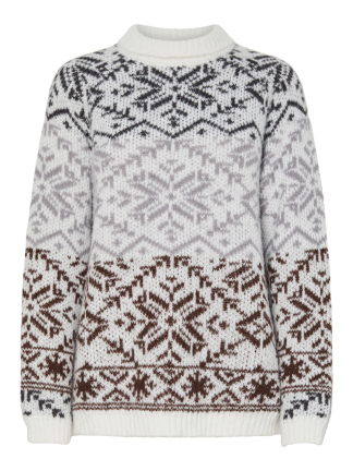 PCJO LS HIGH NECK KNIT BC