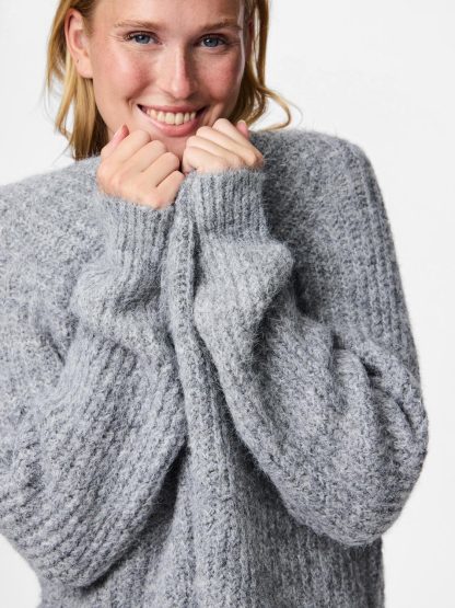 Pccleo Ls V-Neck Knit Cardigan Noos Bc - Image 4