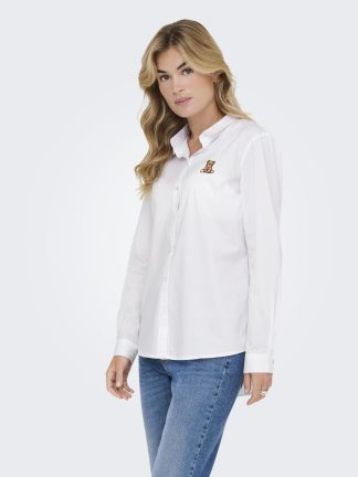 Jdymio L/s Embroidery Shirt Wvn Noos