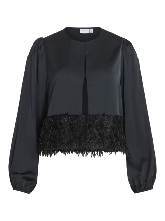 VIVEER O-NECK L/S CARDIGAN/DC/R